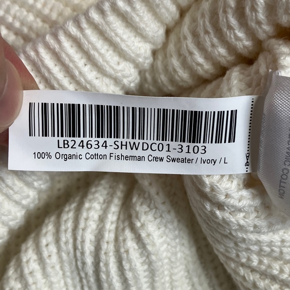 Quince 100% Organic Cotton Fisherman Crew Sweater - Picture 13 of 13